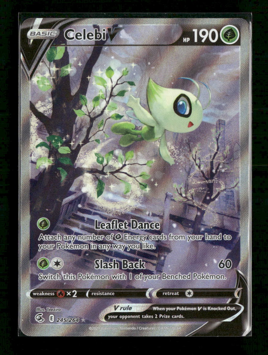SWSH08: Fusion Strike Celebi V (Alternate Full Art) #245/264