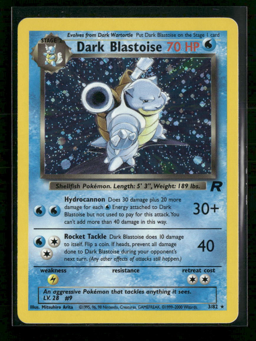 Team Rocket Dark Blastoise (3) #03/82