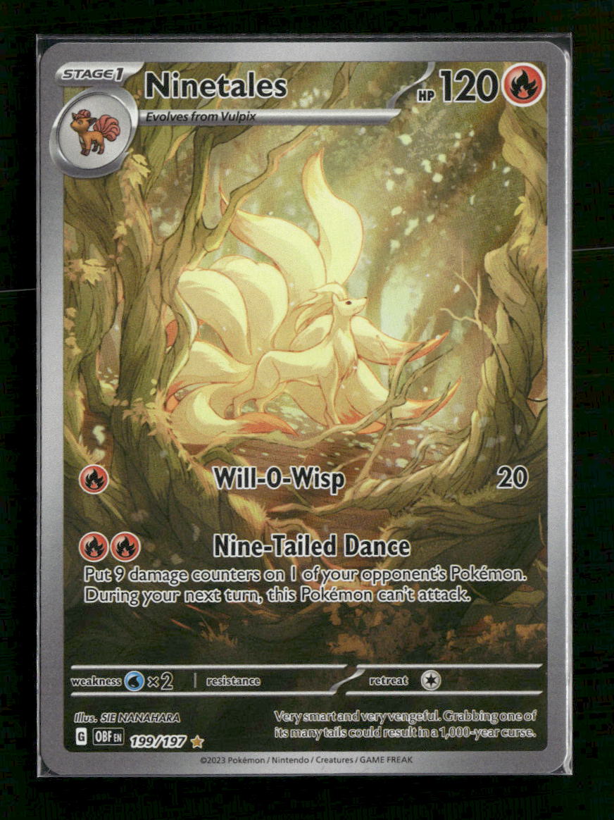SV03: Obsidian Flames Ninetales -199/197 #199/197