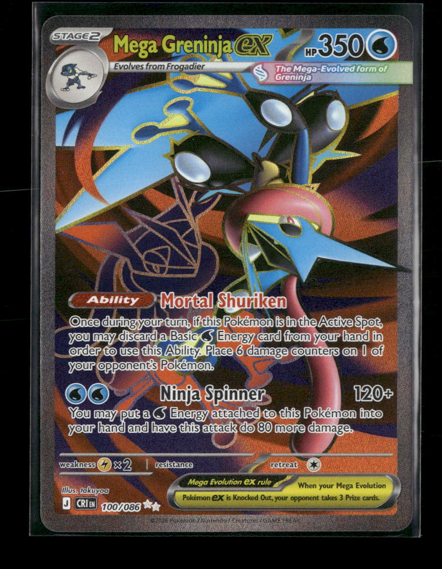 ME04: Chaos Rising Mega Greninja ex #100/086