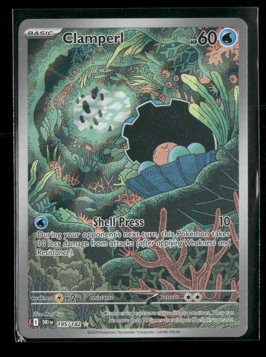 SV10: Destined Rivals Clamperl #195/182