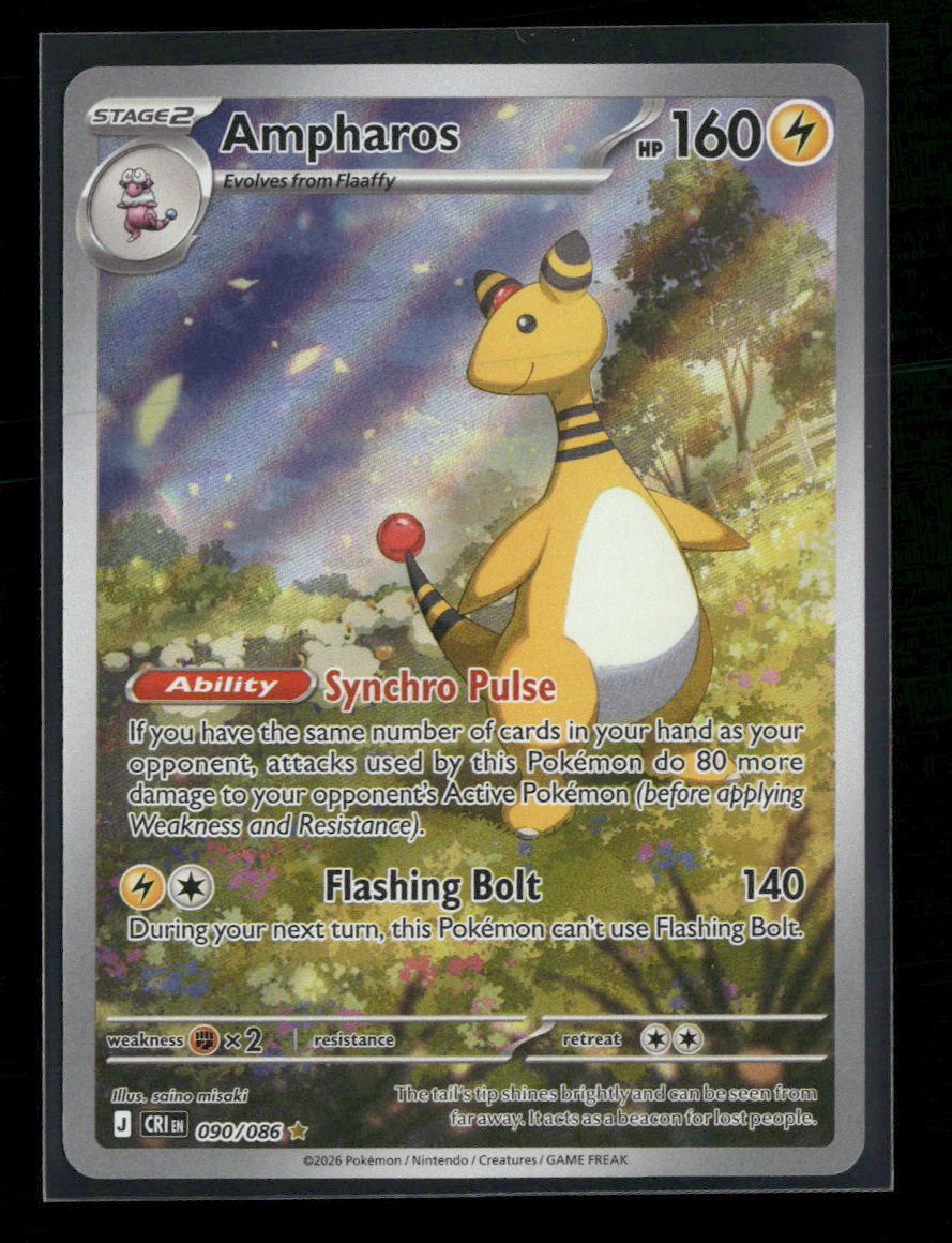 ME04: Chaos Rising Ampharos #090/086