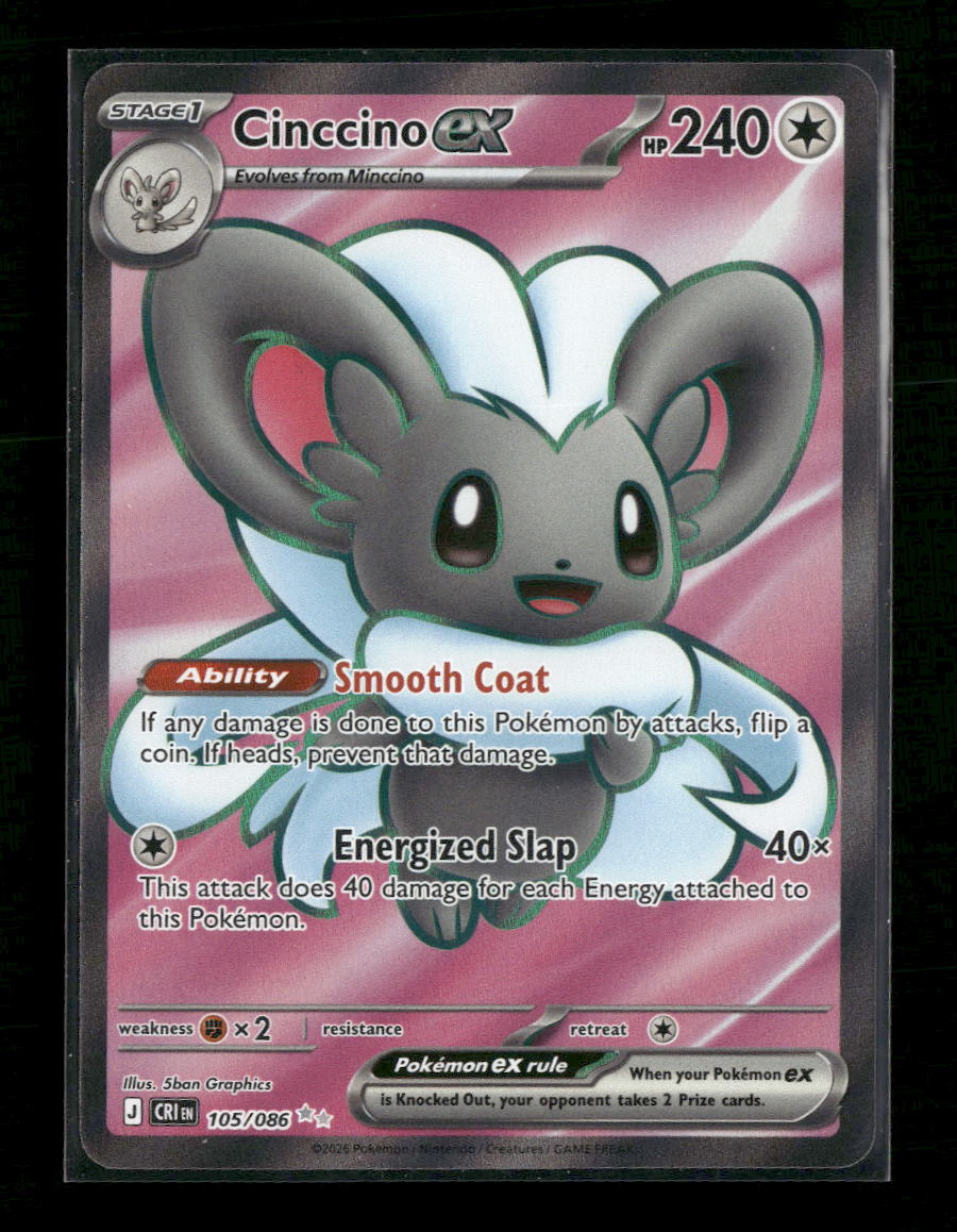 ME04: Chaos Rising Cinccino ex #105/086