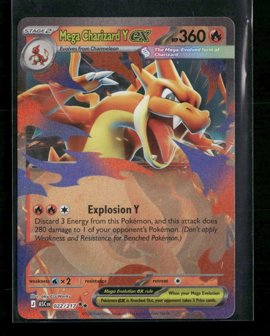 ME: Ascended Heroes Mega Charizard Y ex #022/217