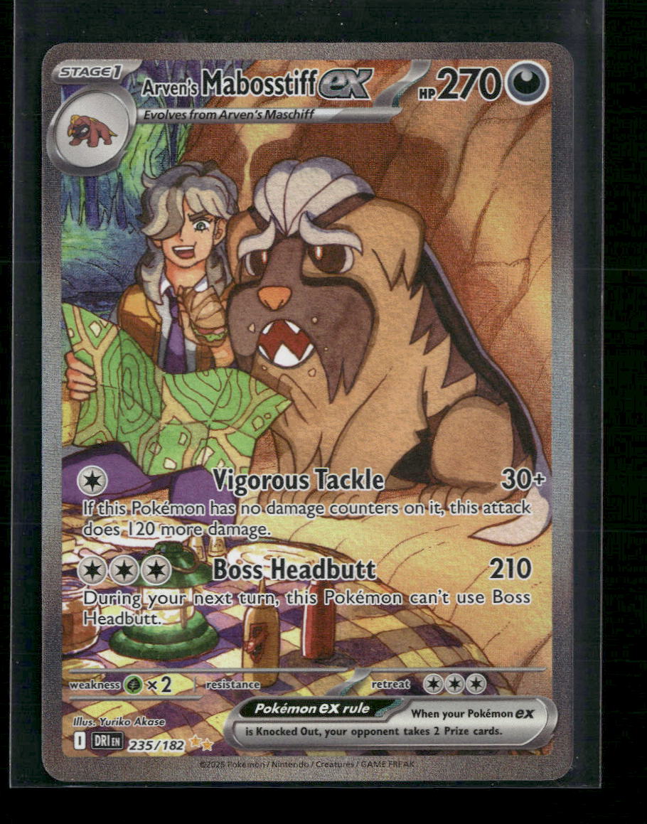 SV10: Destined Rivals Arven's Mabosstiff ex #235/182