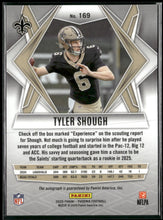 2025 Panini Phoenix Base Rookie Autographs Lava Prizm Tyler Shough Rookie Auto