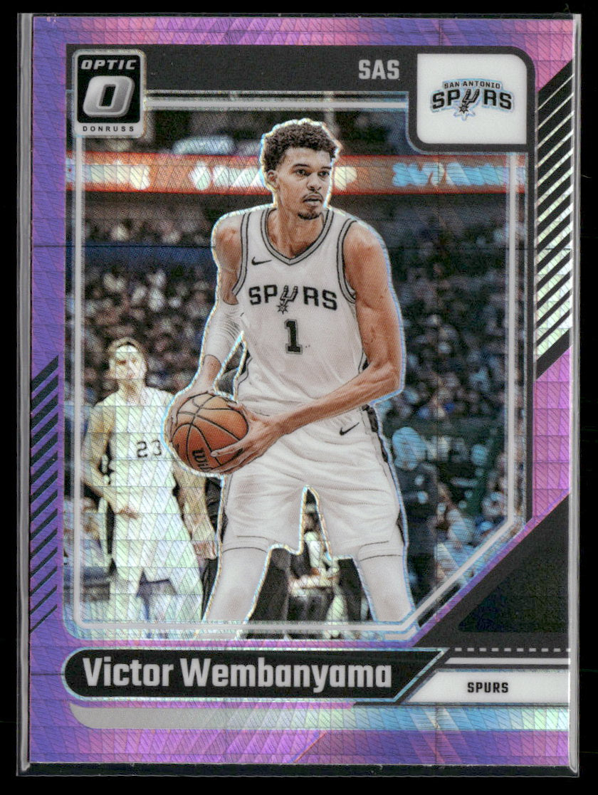 2024-25 Donruss Optic Hyper Pink Victor Wembanyama #45