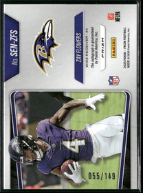 2025 Panini Prizm Sensational Signatures Zay Flowers #/149 Auto #SEN-ZFS