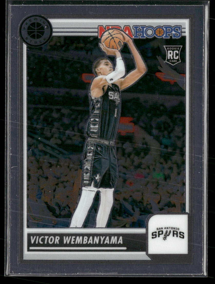 2023-24 Hoops Premium Stock Victor Wembanyama Rookie #108
