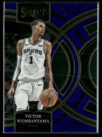 2023-24 Panini Select Blue (Retail Base) Victor Wembanyama Rookie #121
