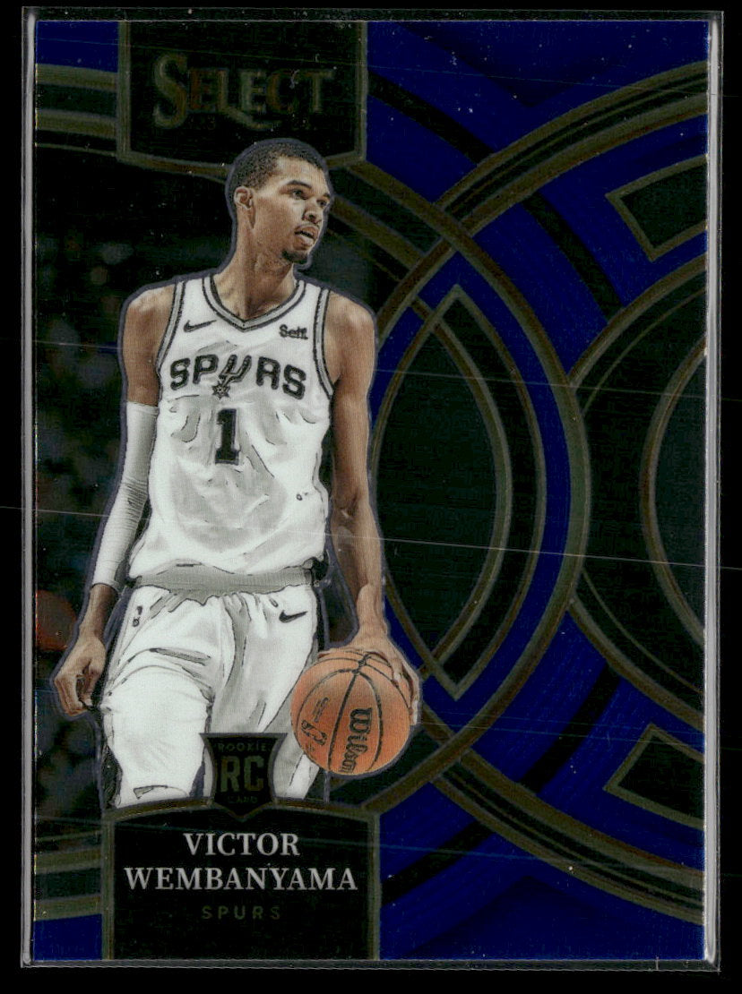 2023-24 Panini Select Blue (Retail Base) Victor Wembanyama Rookie #121