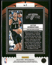 2023-24 Panini Mosaic Jam Masters Victor Wembanyama #3