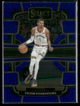 2023-24 Panini Select Blue (Retail Base) Victor Wembanyama Rookie #87