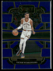 2023-24 Panini Select Blue (Retail Base) Victor Wembanyama Rookie #87