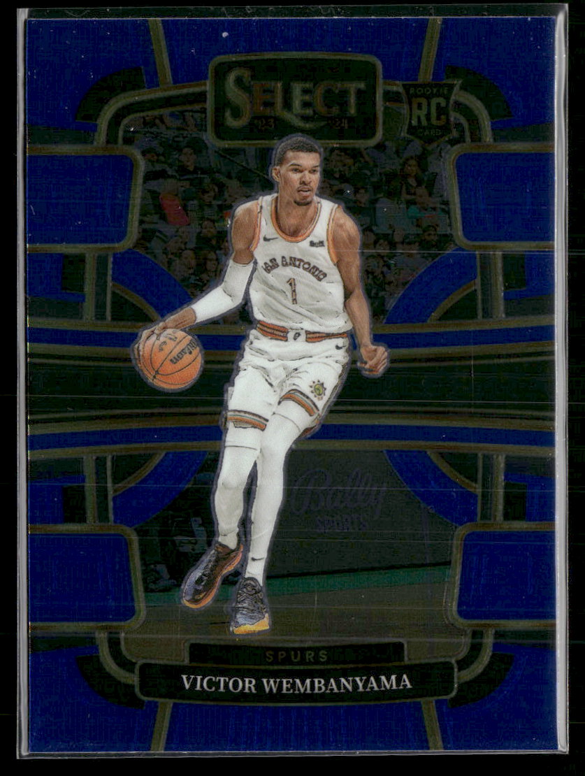 2023-24 Panini Select Blue (Retail Base) Victor Wembanyama Rookie #87