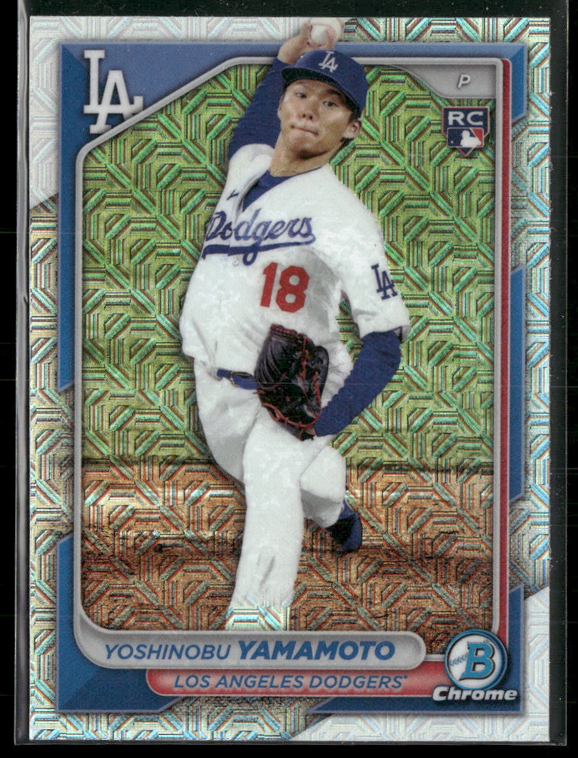 2024 Bowman Chrome Mojo Refractors Yoshinobu Yamamoto #36
