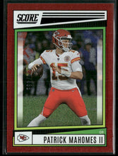2022 Score Dots Red Patrick Mahomes II #/499 #116