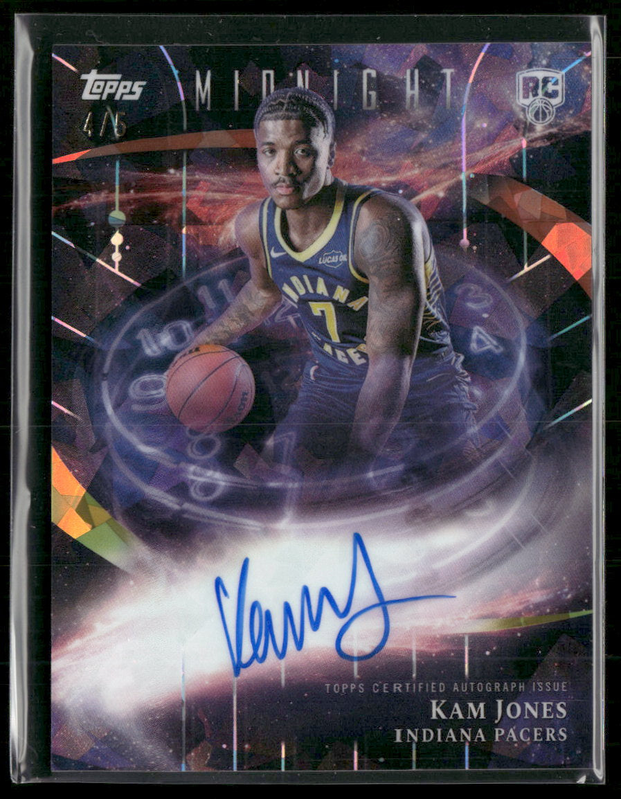 2025-26 Topps Stroke of Midnight Autographs Rookies Daybreak Kam Jones /5