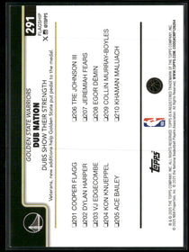 2025-26 Topps Blackout FlashDrop Dubs Nation: Dubs Show Their Strength #/50 #291