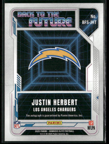 2025 Donruss Elite Back to the Future Signatures Justin Herbert /149 BFS-JHT