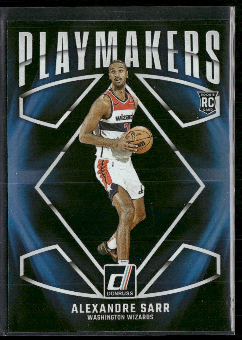 2024-25 Donruss PlayMakers Alexandre Sarr #12