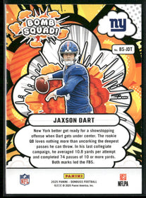 2025 Donruss Bomb Squad Jaxson Dart #BS-JDT