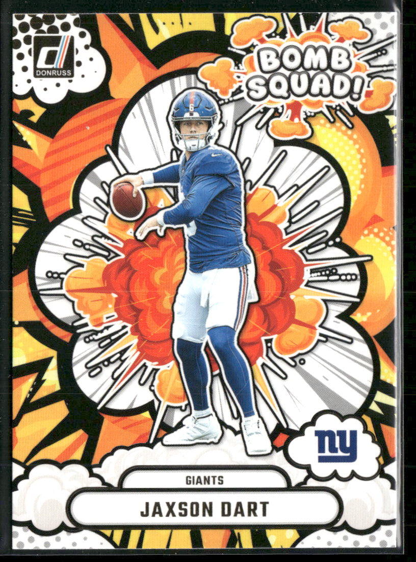 2025 Donruss Bomb Squad Jaxson Dart #BS-JDT