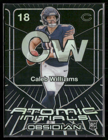 2024 Panini Obsidian Atomic Initials Caleb Williams #11