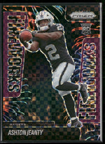 2025 Panini Prizm Fireworks Purple Power Ashton Jeanty #/49 #10