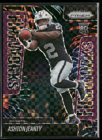 2025 Panini Prizm Fireworks Purple Power Ashton Jeanty #/49 #10