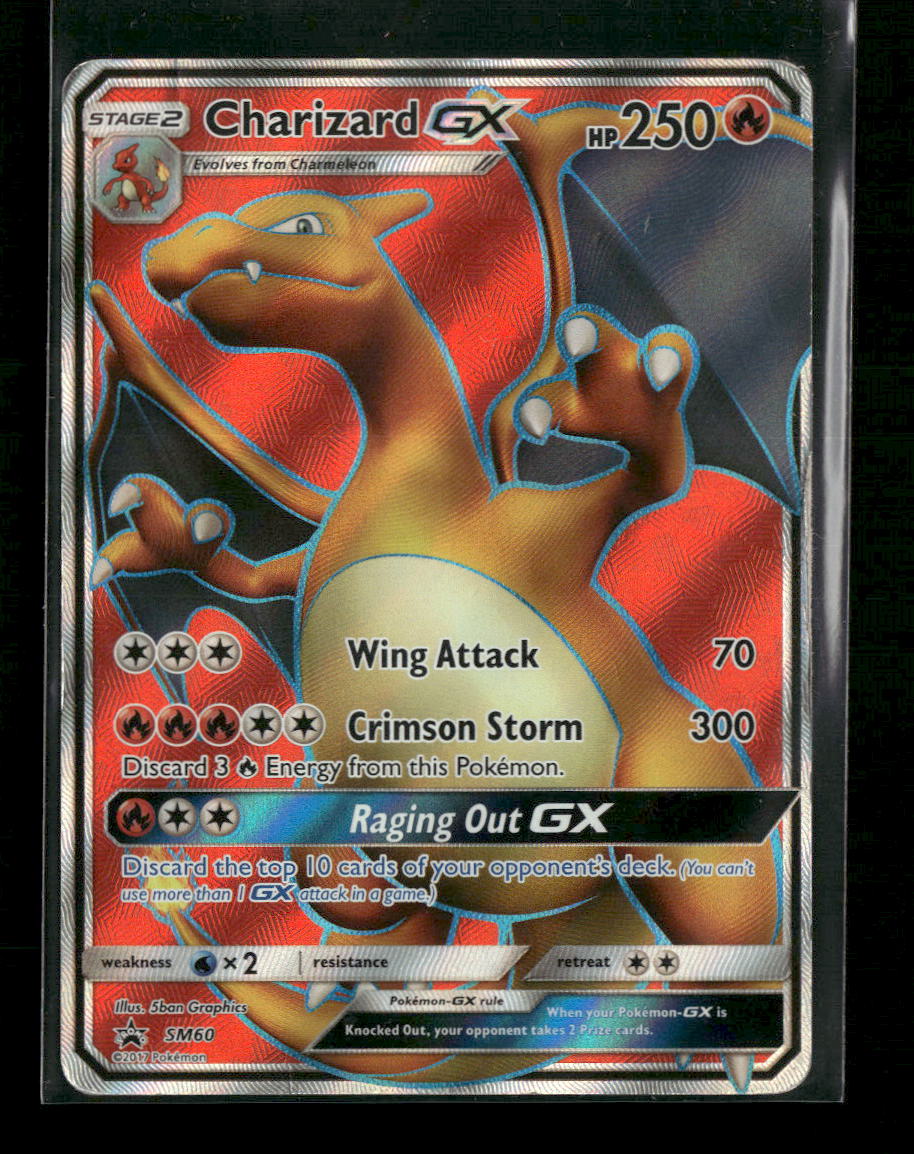 SM Promos Charizard GX #SM60 damaged