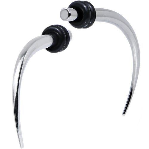 10G Stainless Steel Claw of Keres Curved Taper Set
