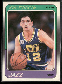 1988-89 Fleer John Stockton Rookie #115