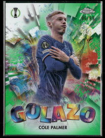 2024-25 Topps Chrome UEFA Golazo Green Refractor Cole Palmer #/99 #GZ-25