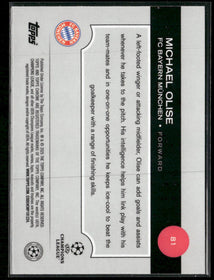 2024-25 Topps C UEFA C. C. Magenta Lava Refractor Michael Olise #/75 #81