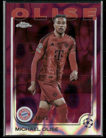 2024-25 Topps C UEFA C. C. Magenta Lava Refractor Michael Olise #/75 #81