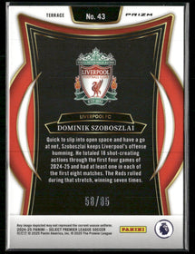 2024-25 Panini Select Premier League White Ice Dominik Szoboszlai #/85 #43