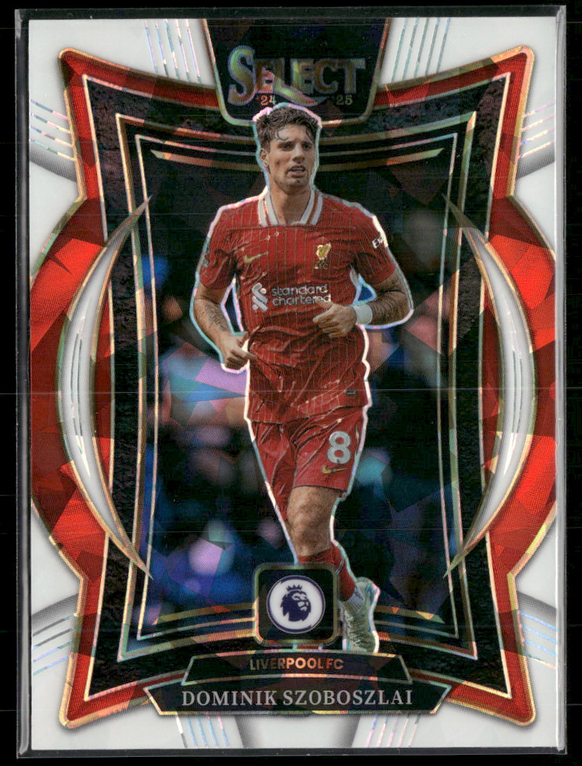 2024-25 Panini Select Premier League White Ice Dominik Szoboszlai #/85 #43