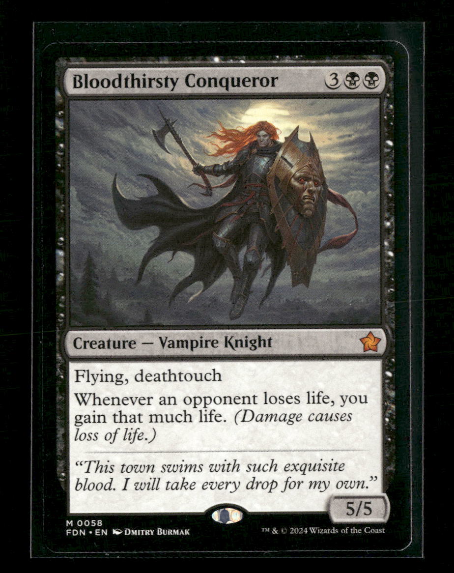 Foundations Bloodthirsty Conqueror #58