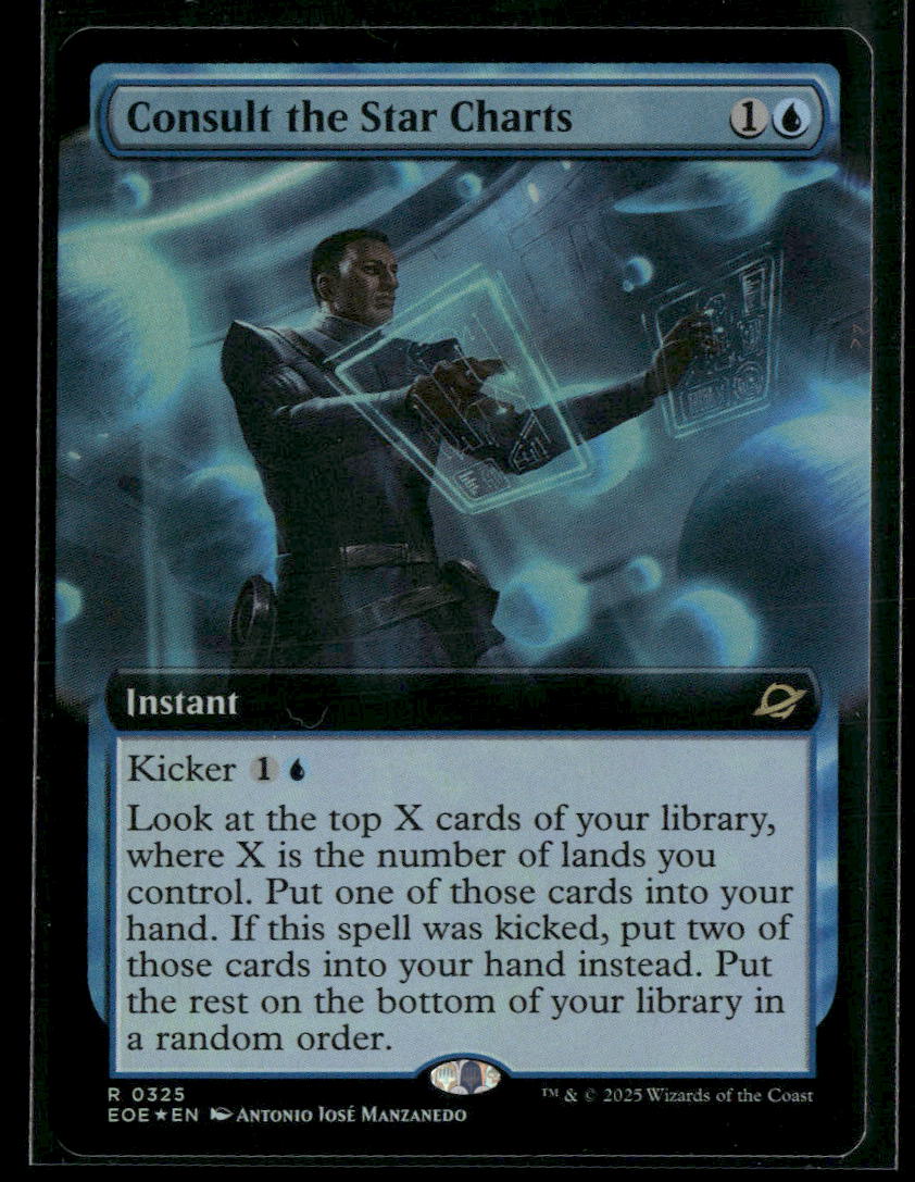 Edge of Eternities Consult the Star Charts (Extended Art) Foil #325