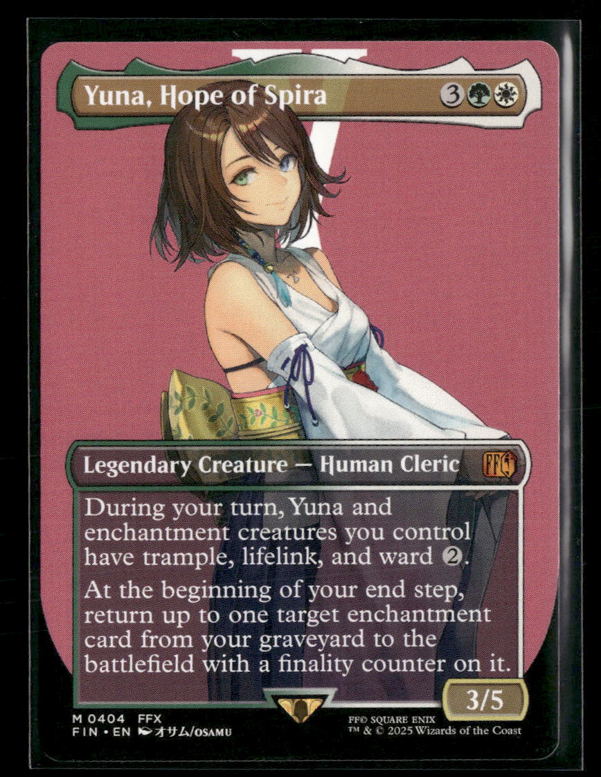 FINAL FANTASY Yuna, Hope of Spira (Borderless) #404