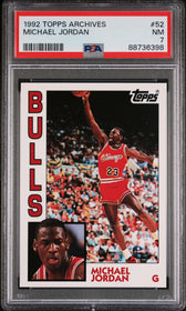1992 Topps Archives Michael Jordan 7 PSA #52