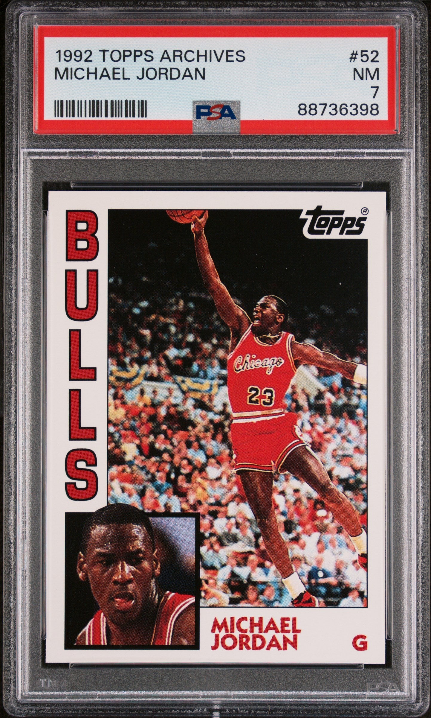 1992 Topps Archives Michael Jordan 7 PSA #52