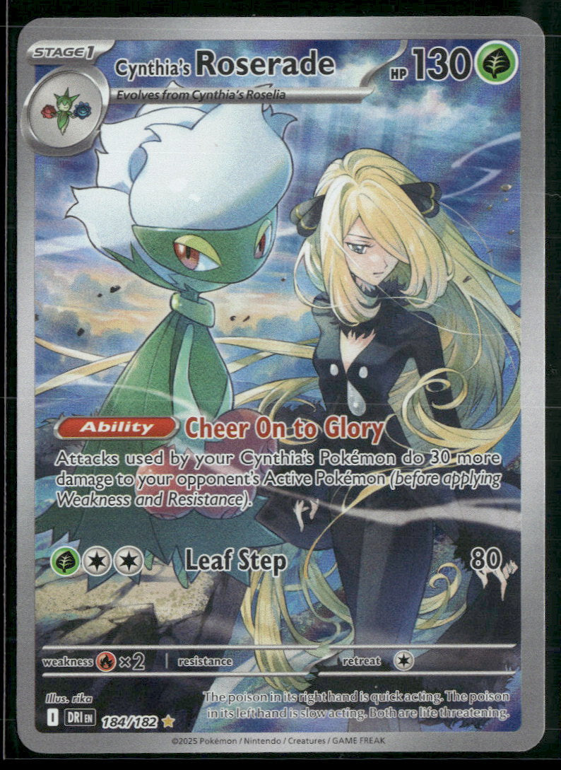 SV10: Destined Rivals Cynthia's Roserade #184/182