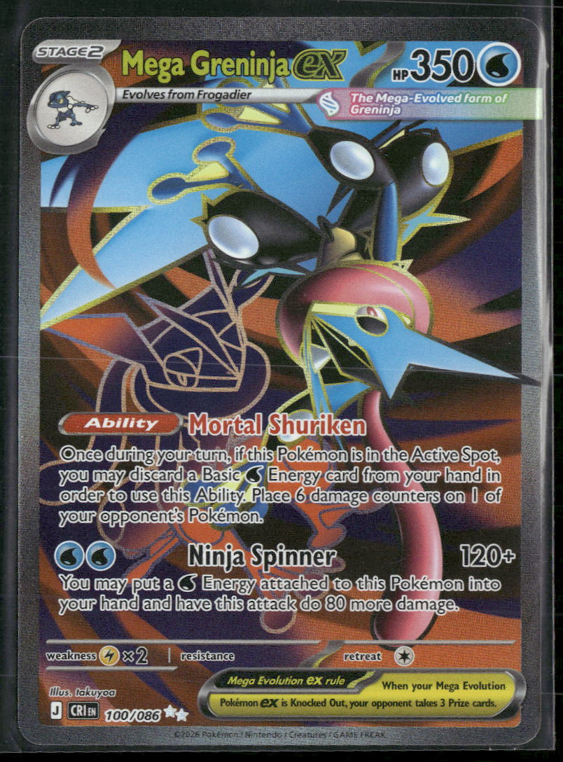 ME04: Chaos Rising Mega Greninja ex #100/086