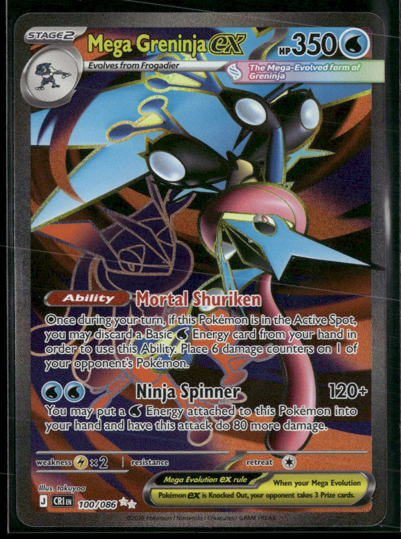 ME04: Chaos Rising Mega Greninja ex #100/086