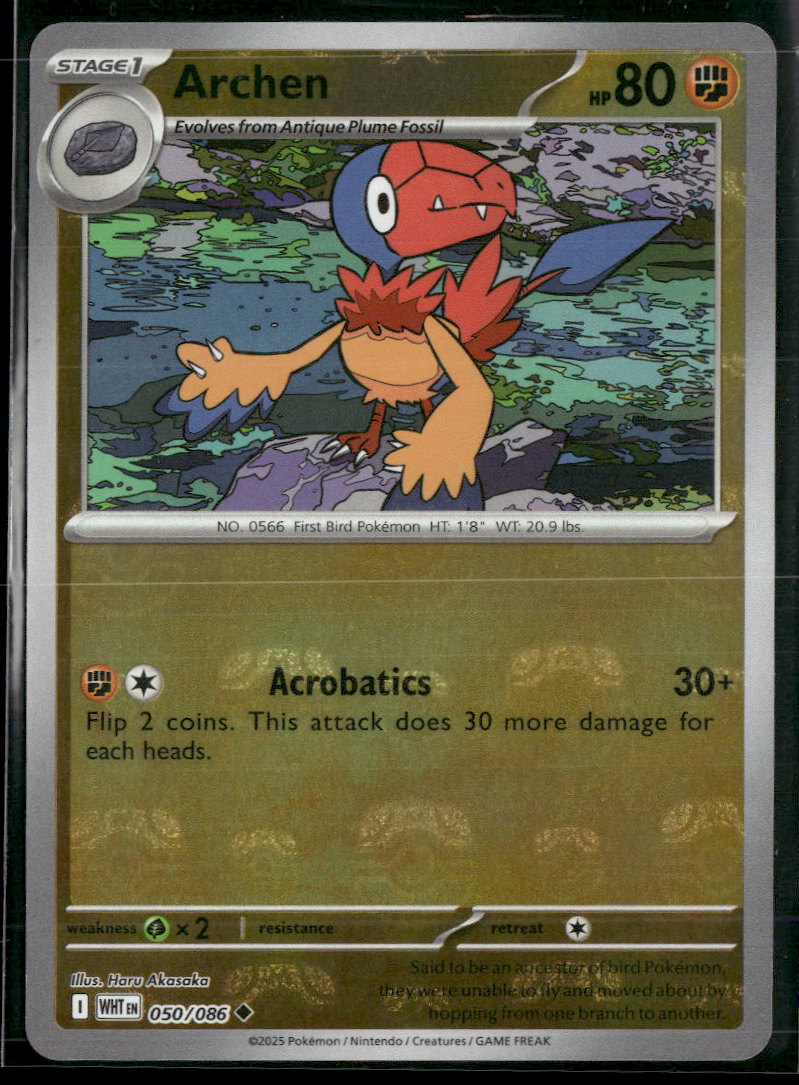 SV: White Flare Archen (Master Ball Pattern) #050/086