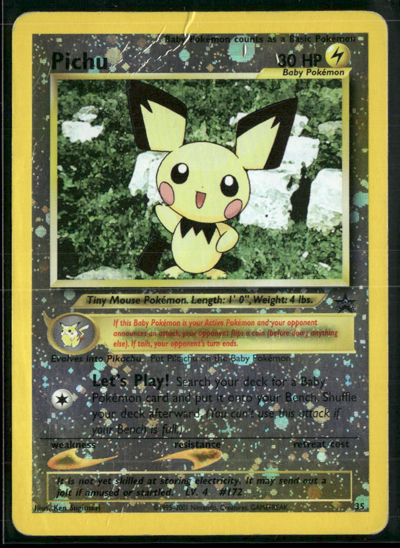 WoTC Promo Pichu #35/53 (Damaged)