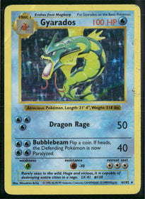 Base Set (Shadowless) Gyarados #006/102 (Damaged)