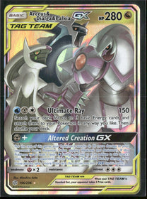 SM - Cosmic Eclipse Arceus & Dialga & Palkia GX #156/236